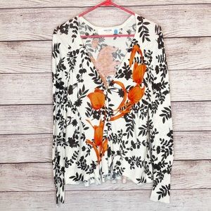 Anthropologie Sparrow Floral Cardigan
